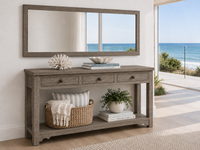 MOSMAN (AUSSIE MADE) HALL / CONSOLE TABLE with MAGAZINE RACK COLLECTION - ASSORTED COLOURS - STARTING FROM $799