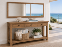 MOSMAN (AUSSIE MADE) HALL / CONSOLE TABLE with MAGAZINE RACK COLLECTION - ASSORTED COLOURS - STARTING FROM $799
