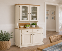 MUDGEE (AUSSIE MADE) 2 DOOR / 2 DRAWER BUFFET & HUTCH (DRESSER) COLLECTION - ASSORTED COLOURS - STARTING FROM $1399
