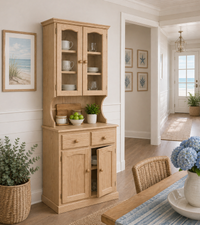 MUDGEE (AUSSIE MADE) 2 DOOR / 2 DRAWER BUFFET & HUTCH (DRESSER) COLLECTION - ASSORTED COLOURS - STARTING FROM $1399