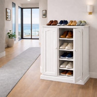 MUDGEE (AUSSIE MADE) 2 DOOR LINED SHOE CABINET COLLECTION - ASSORTED COLOURS - STARTING FROM $799