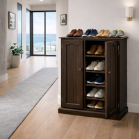 MUDGEE (AUSSIE MADE) 2 DOOR LINED SHOE CABINET COLLECTION - ASSORTED COLOURS - STARTING FROM $799