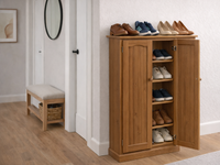 MUDGEE (AUSSIE MADE) 2 DOOR SMOOTH SHOE CABINET COLLECTION - ASSORTED COLOURS - STARTING FROM $799
