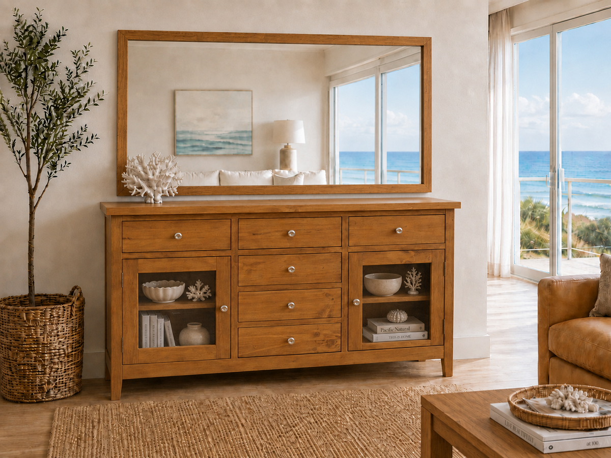 MUNRO (AUSSIE MADE) 2 DOOR / 6 DRAWER BUFFET COLLECTION - ASSORTED COLOURS - STARTING FROM $1199