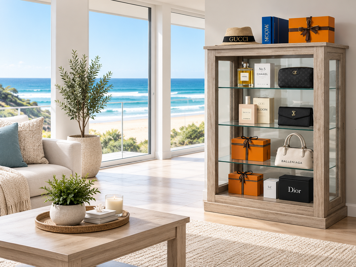 NACHT (AUSSIE MADE) 2 DOOR (SIDES) LOWLINE DISPLAY CABINET COLLECTION - ASSORTED COLOURS - STARTING FROM $999