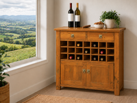 NAPIER (AUSSIE MADE) 2 DOOR / 2 DRAWER WINE CABINET COLLECTION - ASSORTED COLOURS - STARTING FROM $1499