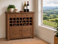 NAPIER (AUSSIE MADE) 2 DOOR / 2 DRAWER WINE CABINET COLLECTION - ASSORTED COLOURS - STARTING FROM $1499