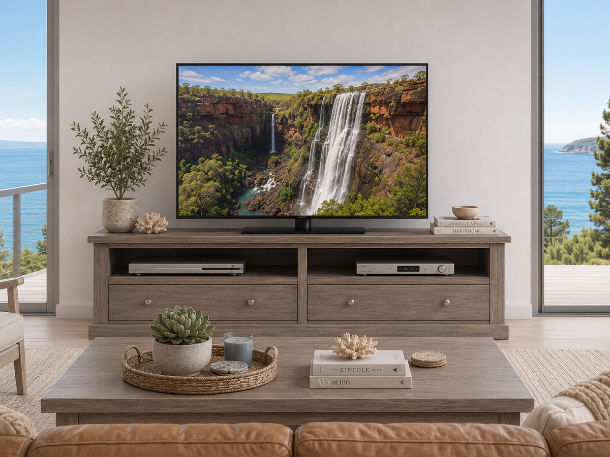 NATASHA (AUSSIE MADE) 2 DRAWER TV UNIT COLLECTION - ASSORTED COLOURS - STARTING FROM $999