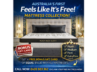 NATURES GIFT (HYBRID - AUSSIE DESIGN IMPORTED) EURO TOP POCKET SPRING MATTRESS WITH COPPER GEL INFUSED MEMORY FOAM / COOL TOUCH FABRIC AND 360 DEGREE BOX SIDE SUPPORTS COLLECTION - FEEL: FIRM / MEDIUM / PLUSH - STARTING FROM $2500