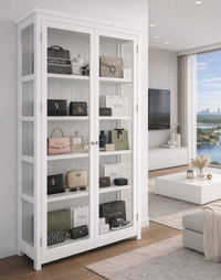 NERIDENE (AUSSIE MADE) 2 DOOR HIGHLINE DISPLAY CABINET COLLECTION - ASSORTED COLOURS - STARTING FROM $1799
