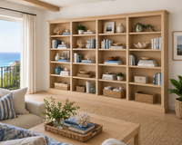 NOLAN (AUSSIE MADE) QUAD HIGHLINE BOOKCASE COLLECTION - ASSORTED COLOURS