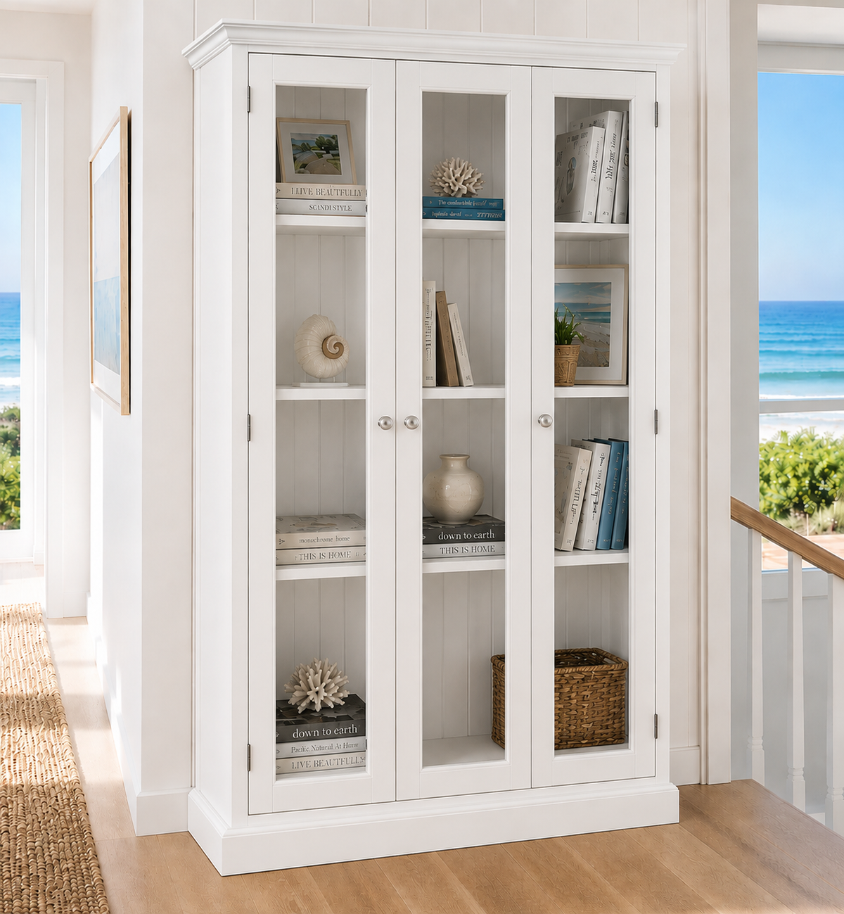 NOOSA (AUSSIE MADE) 3 DOOR LIBRARY UNIT COLLECTION - ASSORTED COLOURS - STARTING FROM $1499