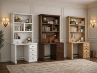 NOOSA (AUSSIE MADE) 4 DRAWER TIMBER DESK & HUTCH COLLECTION - ASSORTED COLOURS - STARTING FROM $999