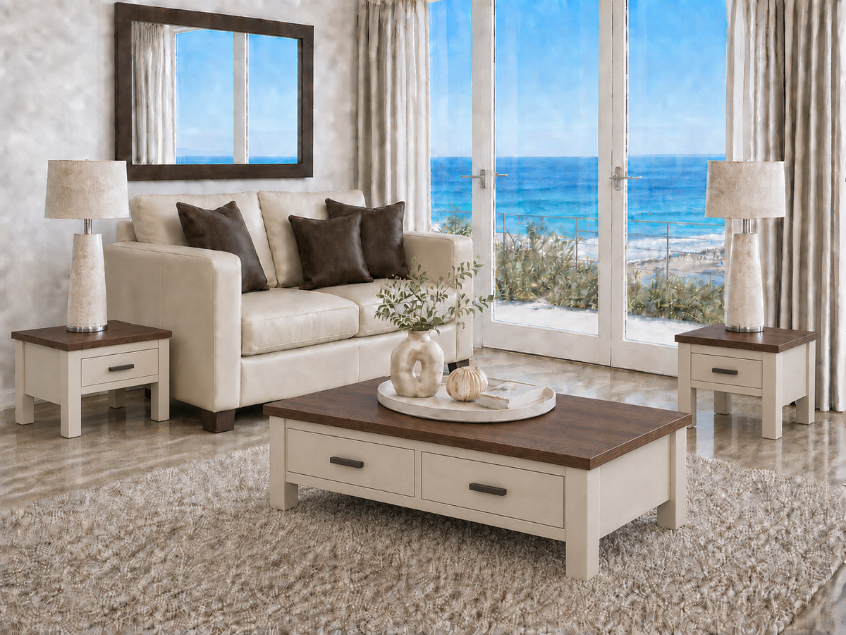 NOWRA (AUSSIE MADE) COFFEE & LSMP TABLE COLLECTION - ASSORTED COLOURS - STARTING FROM $799