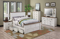 SINGLE EPCOT (AUSSIE MADE) BED WITH 3 UNDER BED DRAWERS - ASSORTED PAINTED COLOURS