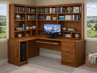 OSSA (AUSSIE MADE) CORNER DESK & HUTCH COLLECTION - ASSORTED COLOURS - STARTING FROM $2599
