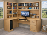 OSSA (AUSSIE MADE) CORNER DESK & HUTCH COLLECTION - ASSORTED COLOURS - STARTING FROM $2599