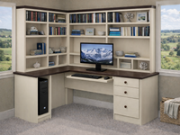OSSA (AUSSIE MADE) CORNER DESK & HUTCH COLLECTION - ASSORTED COLOURS - STARTING FROM $2599