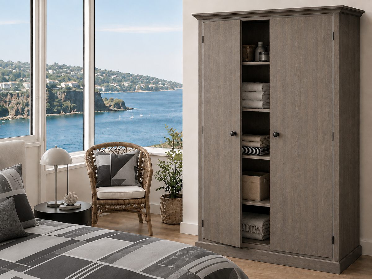 PALERMO (AUSSIE MADE) 2 DOOR WARDROBE / PANTRY COLLECTION - ASSORTED COLOURS - STARTING FROM $799