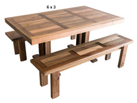 PALING (AUSSIE MADE) DINING TABLE COLLECTION - ASSORTED STAINED COLOURS - STARTING FROM $1499
