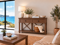 PALMBEACH (AUSSIE MADE) 2 or 3 DRAWER HALL / CONSOLE TABLE - ASSORTED COLOURS - STARTING FROM $999