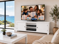 PALMBEACH  (AUSSIE MADE) 2 DOOR TV LOWLINE UNIT COLLECTION - ASSORTED COLOURS - STARTING FROM $1499