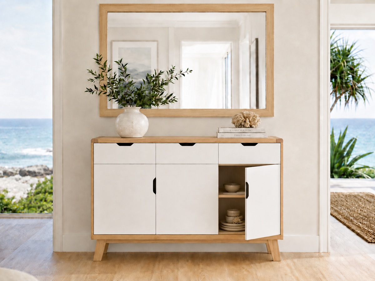 PALMY (AUSSIE MADE) 3 DOOR / 3 DRAWER BUFFET COLLECTION - ASSORTED COLOURS - STARTING FROM $1199