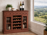 PARIS (AUSSIE MADE) 2 DOOR / 7 DRAWER WINE CABINET COLLECTION - ASSORTED COLOURS - STARTING FROM $1499