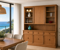 PARKER (AUSSIE MADE) 6 DOOR / 3 DRAWER BUFFET & HUTCH (DRESSER) COLLECTION - ASSORTED COLOURS - STARTING FROM $2499