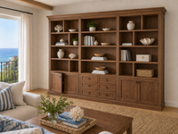 PARTRIDGE (AUSSIE MADE) 4 DOOR / 6 DRAWER BOOKCASE COLLECTION - ASSORTED COLOURS - STARTING FROM $3999