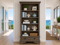 PILLAR (AUSSIE MADE) BOOKCASE WITH 2 DRAWERS COLLECTION - ASSORTED COLOURS - STARTING FROM $999