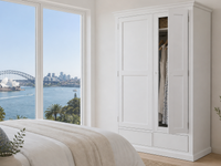 PINEHURST (AUSSIE MADE) 2 DOOR / 2 DRAWER WARDROBE COLLECTION - ASSORTED COLOURS - STARTING FROM $999
