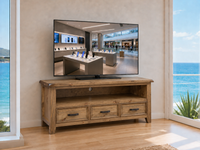 PINELANDS (AUSSIE MADE) 3 DRAWER LOWLINE TV ENTERTAINMENT UNIT COLLECTION - ASSORTED COLOURS - STARTING FROM $1199