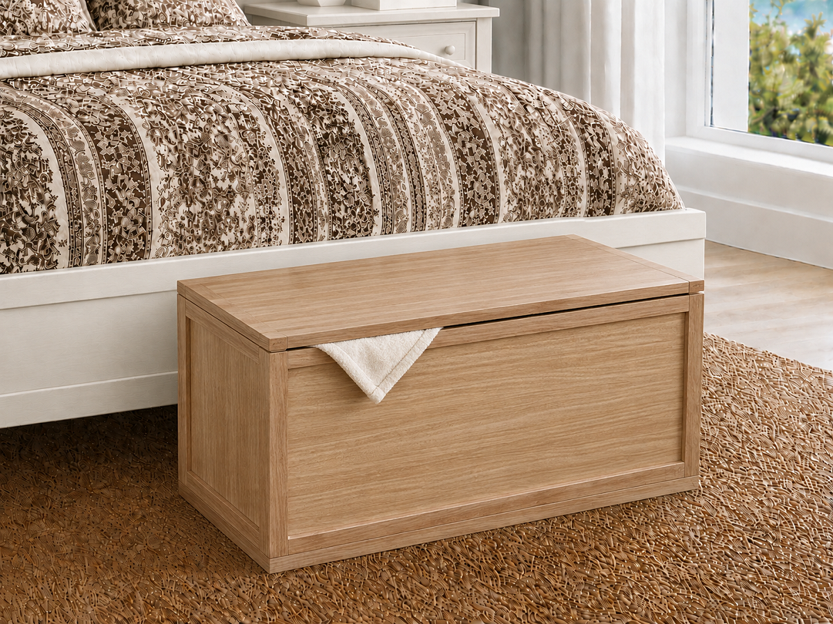 PLANTATION (AUSSIE MADE) BLANKET BOX WITH FRAMED FRONT COLLECTION - ASSORTED COLOURS - STARTING FROM $549 (Copy)