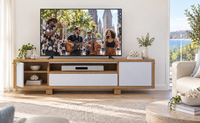 POCKET (AUSSIE MADE) 2 DOOR / 1 DRAWER LOWLINE TV UNIT COLLECTION - ASSORTED COLOURS - STARTING FROM $1999