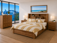 PORTON (AUSSIE MADE) BOOKEND BEDROOM COLLECTION - ASSORTED COLOURS - STARTING FROM $1299