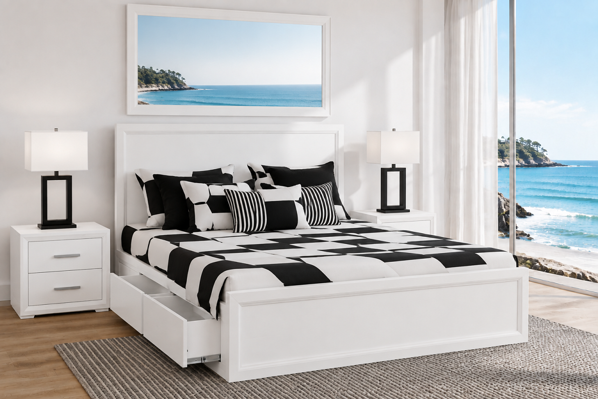 PRAGUE (AUSSIE MADE) BEDROOM COLLECTION - ASSORTED COLOURS - STARTING FROM $1499
