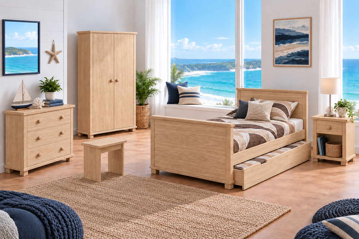 PRINCIPAL (ASSIE MADE) BEDROOM COLLECTION - ASSORTED COLOURS - STARTING FROM $999