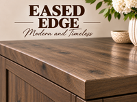 SOLID TIMBER EASED EDGE PROFILED TOP - ASSORTED COLOURS