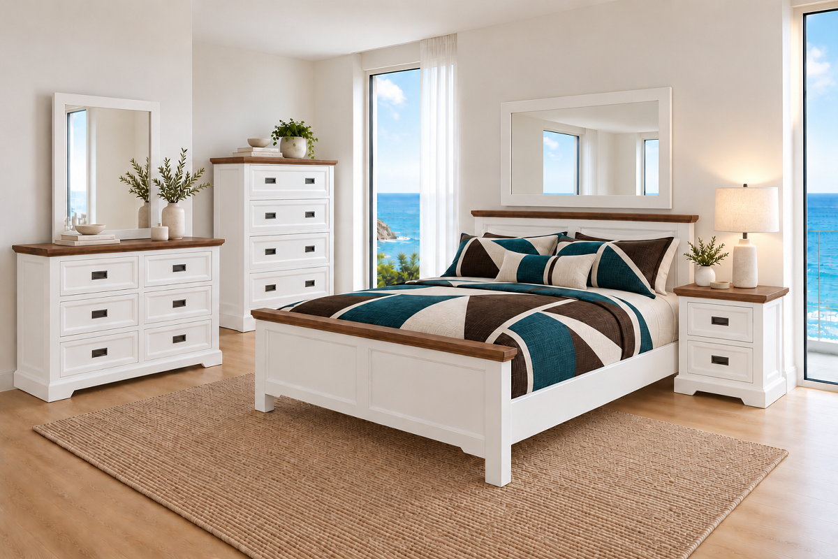 PROVIDORE (AUSSIE MADE) BEDROOM COLLECTION - ASSORTED COLOURS - STARTING FROM $899