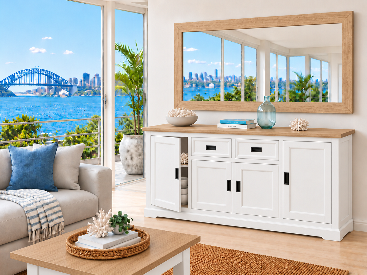 PROVIDORE (AUSSIE MADE) 4 DOOR / 4 DRAWER BUFFET COLLECTION - ASSORTED COLOURS - STARTING FROM $2499