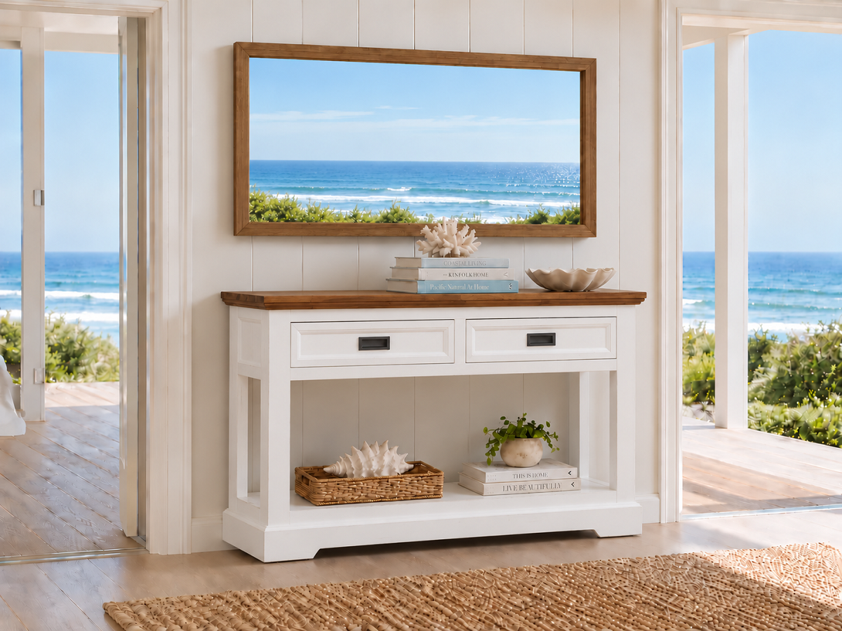 PROVIDORE (AUSSIE MADE) 2 or 3 DRAWER CONSOLE / HALLWAY TABLE COLLECTION - ASSORTED COLOURS - STARTING FROM $699