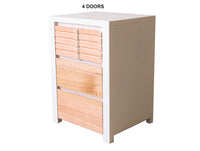 QUINN (AUSSIE MADE) BEDSIDE TABLE COLLECTION - ASSORTED STAINED / PAINTED COLOURS - STARTING FROM $599