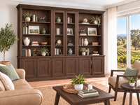 QUEENBEE (AUSSIE MADE) TRIPLE HIGHLINE 8 DOOR BOOKCASE PIGEON PAIRED COLLECTION - ASSORTED COLOURS - STARTING FROM $3999