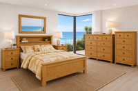 QUINTON (AUSSIE MADE) BOOKEND BEDROOM COLLECTION - ASSORTED COLOURS - STARTING FROM $1299
