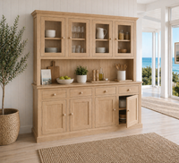 RIKKIE (AUSSIE MADE) 8 DOOR / 4 DRAWER BUFFET & HUTCH (DRESSER) COLLECTION - ASSORTED COLOURS - STARTING FROM $2999