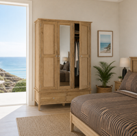 ROBINHOOD (AUSSIE MADE) 3 DOOR / 2 DOOR MIRROR WARDROBE COLLECTION - ASSORTED COLOURS - STARTING FROM $2199