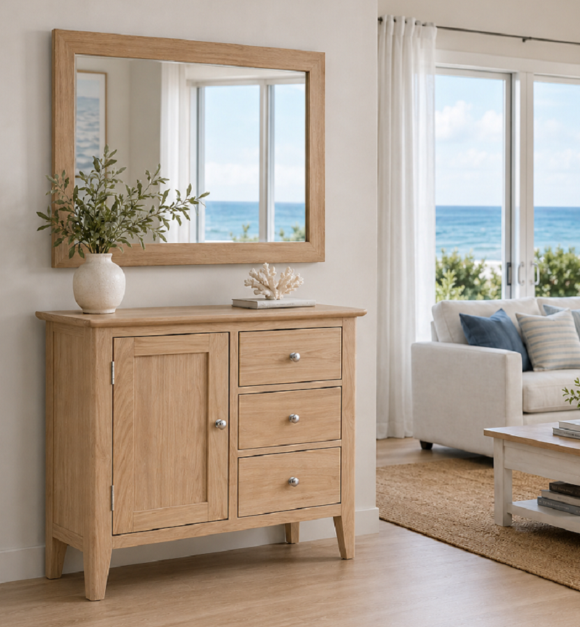 ROBINHOOD (AUSSIE MADE) 1  DOOR / 3 DRAWER BUFFET COLLECTION - ASSORTED COLOURS - STARTING FROM $899