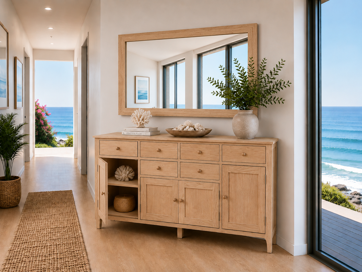 ROBINHOOD (AUSSIE MADE) BUFFET WITH 4 DOORS & 6 DRAWERS COLLECTION - ASSORTED COLOURS - STARTING FROM $1999