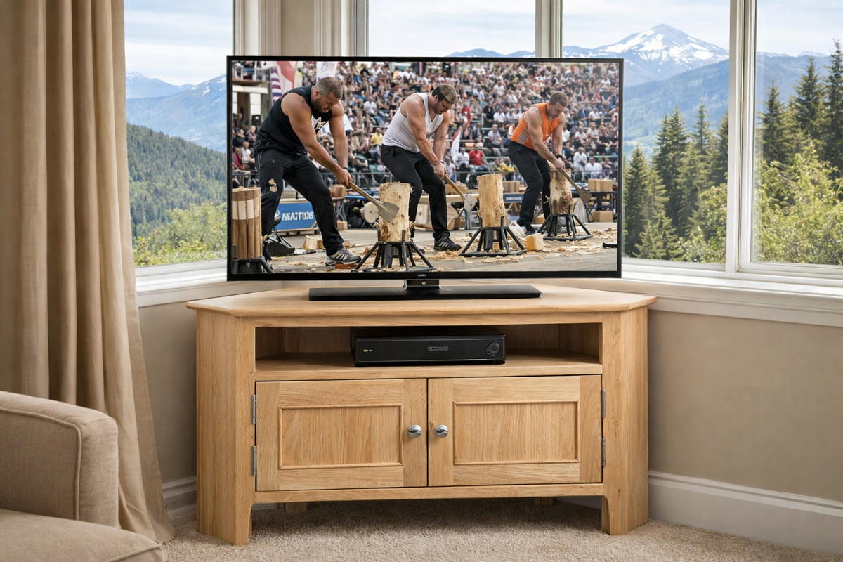 ROBINHOOD (AUSSIE MADE) 2 DOOR CORNER TV CABINET COLLECTION - ASSORTED COLOURS - STARTING FROM $849
